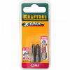 (26121-2-25-2) Биты KRAFTOOL "ЕХPERT" торсион кован обточ Cr-Mo сталь тип хвостовика C 1/4 PH2 (2шт)