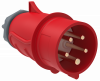Вилка эл. каб. 32А 3P+PE 380В IP44 Magnum ССИ-024 IEK PSN02-032-4 255648