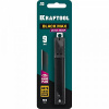 (09602-09-S10) KRAFTOOL BLACK MAX 9 мм лезвия сегментированные 9 сегментов 10 шт