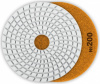 (29867-200) ЗУБР 125мм №200 алмазный гибкий шлифовальный круг (Черепашка) для мокрого шлифования
