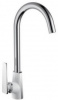 F4058 Смеситель для кухни белый/хром 