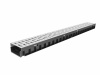 Комплект Gidrolica Light DN100 лоток H55 мм пластиковый с решеткой стальной A15 080096