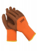 Перчатки зимние теплые оранжевые