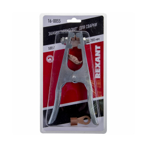 Клемма заземления для сварки Крокодил 500 А 200мм Rexant 16-0055 232258