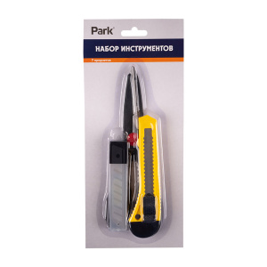 Набор инструментов Park (ножницы, нож, лезвия 5 шт) 7 предметов 105597 260943