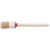 Кисть №4 круглая светлая щетина пластмас.ручка 740-025
