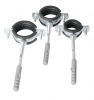 Хомут металл 6* 159-169 с гайкой шпилькой и дюбелем BESTFIX 9840 (159-169)
