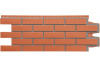 Фасадная панель Grand Line Клинкерный кирпич Design терракотовый со швом RAL 7006 1105х390мм