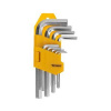 Набор ключей имбусовых HEX 1.5-10мм CrV 9шт Kranz KR-12-5215 1788646